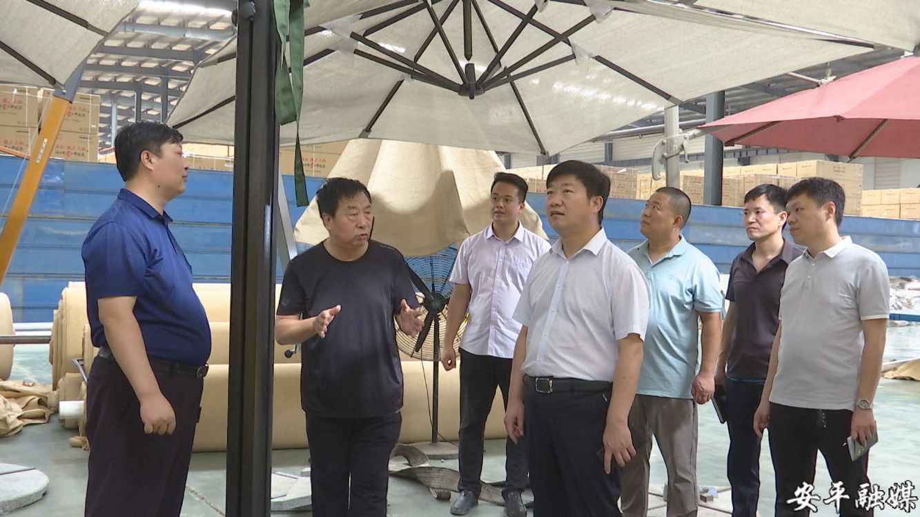 安平县县长曹向东到高新区调研