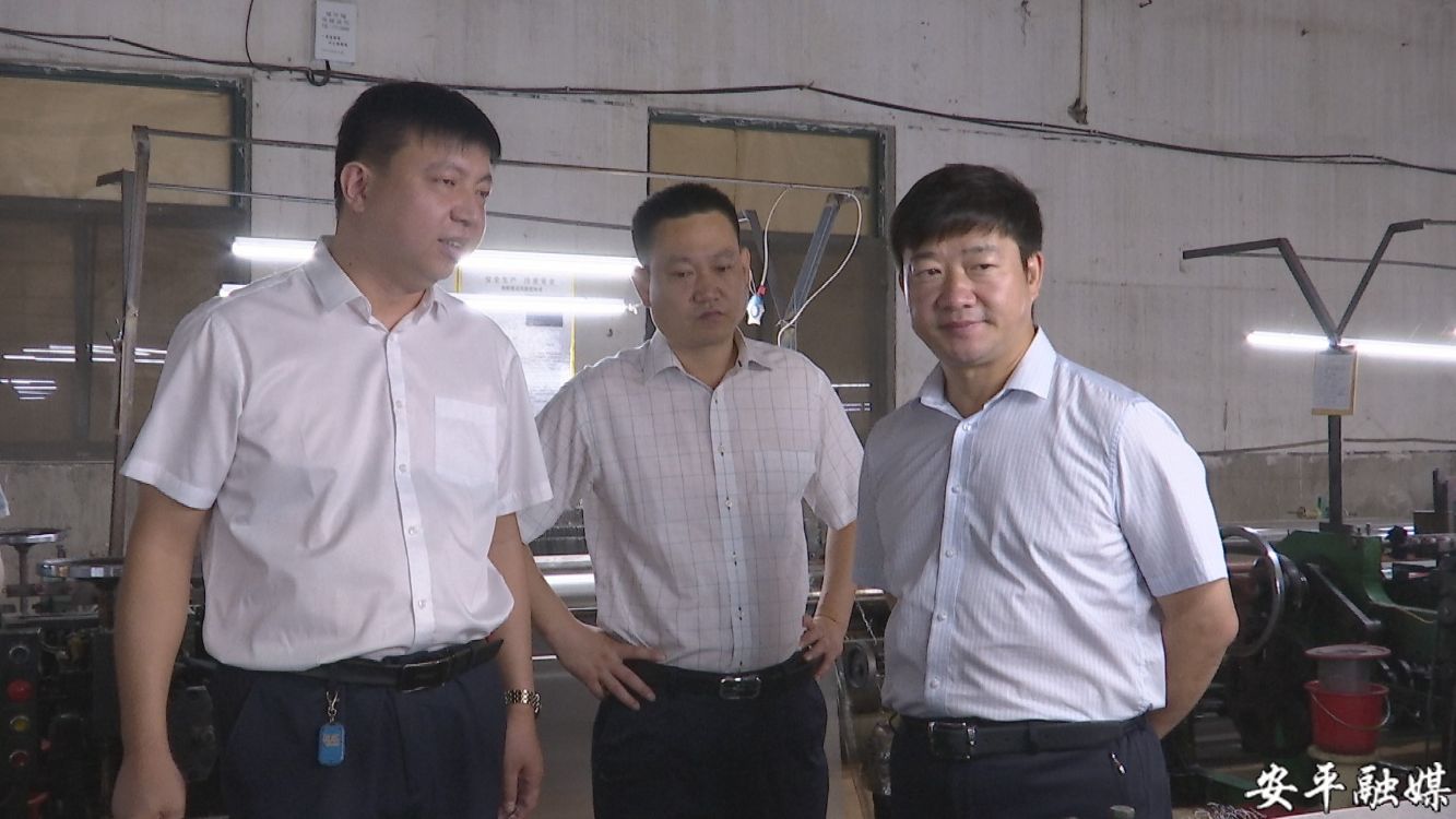 安平县县长曹向东到高新区调研