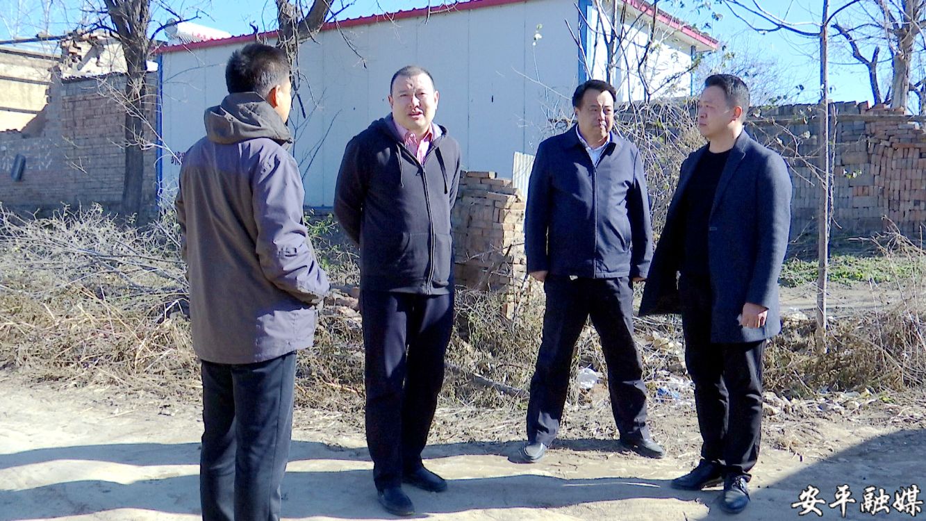 安平县领导调研指导信誉楼安平店开业筹备工作空心村治理工作